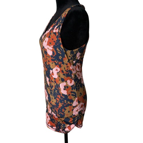 Prana Womens Locano Bra Tank Top Floral Print Size S Racerback Moisture Wicking - Picture 8 of 13