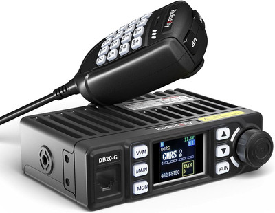 DB20-G GMRS Mobile Radio for Car Vehicle, 20W Long Range Two Way Radio with Ciga
