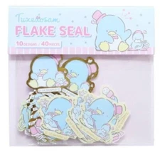 DAISO Sanrio Tuxedo Sam Flake Seal 40 Shining Sticker JAPAN LIMITED F/S