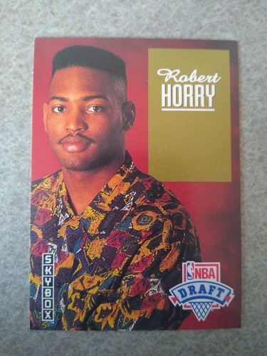 1992 93 Skybox NBA Draft Robert Horry Rookie Insert Card DP11 Houston 