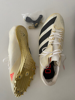 adidas gold spikes leichtathletik 1x used