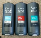 Dove Men+Care Body and Face Wash Clean Comfort - 13.5 Oz lot of (3)