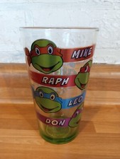 2015 TMNT Teenage Mutant Ninja Turtles 16oz Glass Metallic Hologram Funky