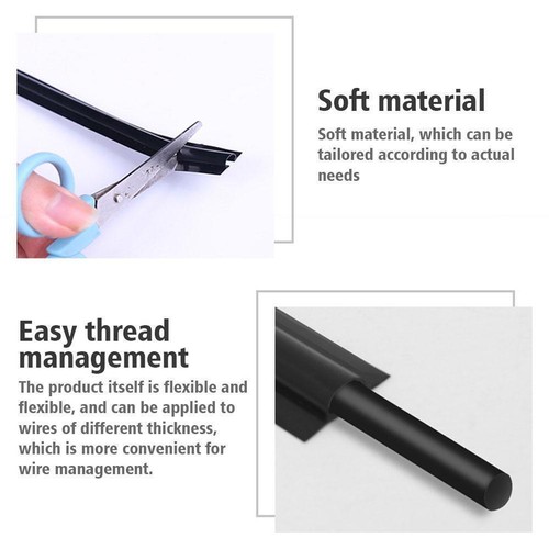 Concealed Wire Cover Line Sleeve Car Cable Clips Auto 4pcs easy use New S9 - Picture 11 of 12