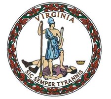 Virginia State Seal Sticker Decal R11