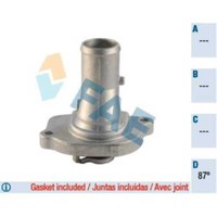 FAE Thermostat KüHlmittel Mit Dichtungen 87°C FüR Fiat Panda Punto 5331887