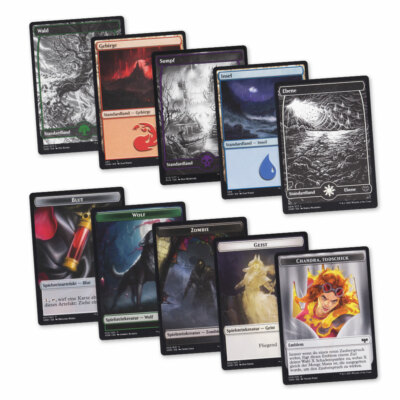 Magic the Gathering Innistrad Blutroter Bund Länder Token Embleme Foil MtG DE