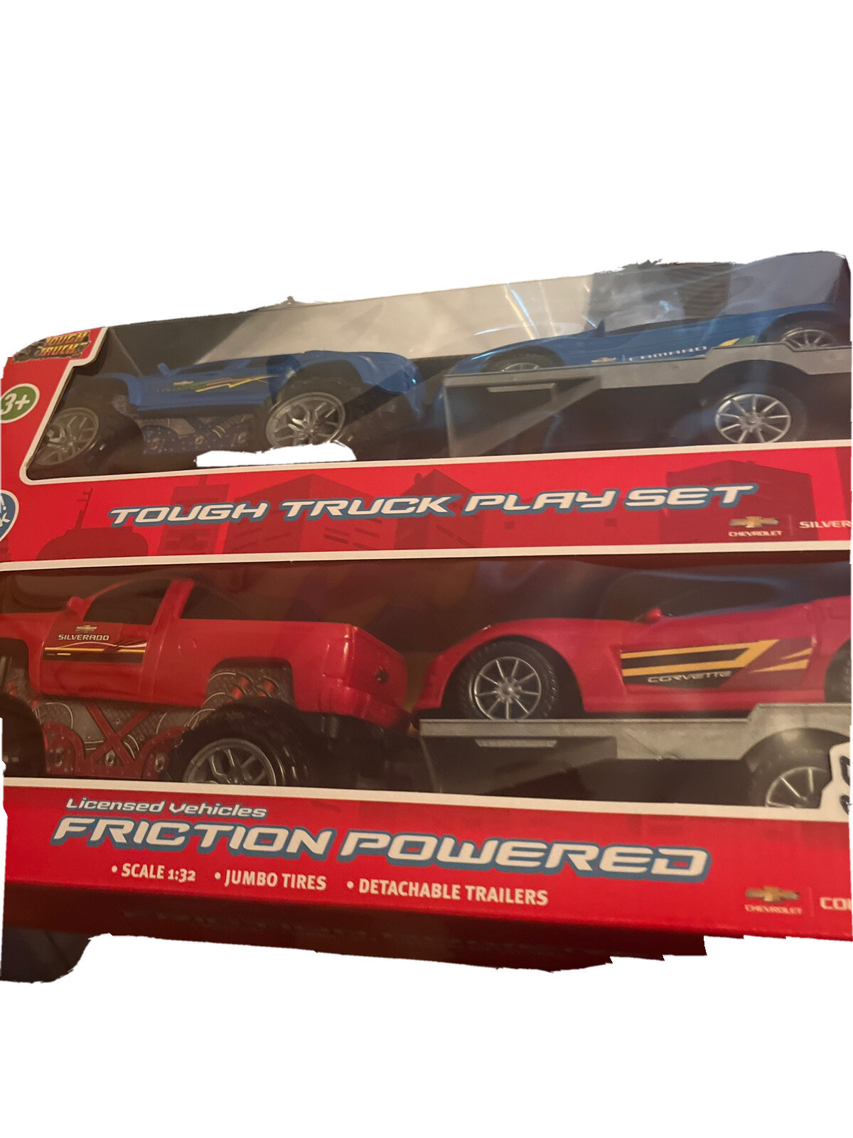 Playset Tough Truck Avec Transporteur – Miniature Kentoys – Réf 56015 – Dans Boîte D'origine