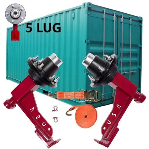 New upgradesuperior Shipping Container Wheels,Container mobile Kits,5x 5.5 Lug