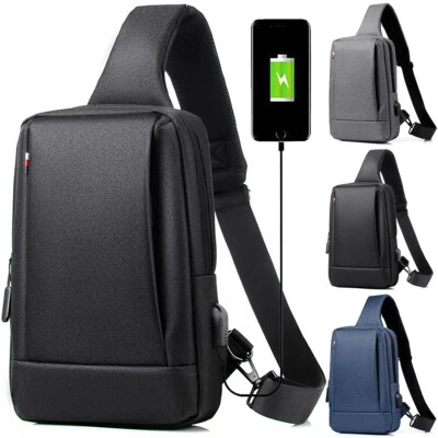 Zaino Porta Tablet/iPad Mono-spalla Borsa Zainetto borsello a Tracolla Uomo Z19