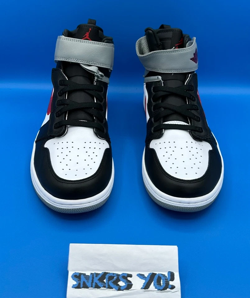 Jordan 1 High FlyEase Negro Gris Partícula Gimnasio Rojo (CQ3835-002) Hombre Talla 11 Foto 3 de 4