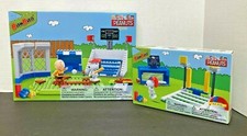 New Peanuts Sports Charlie Brown & Snoopy Baseball & Football Building Blocks