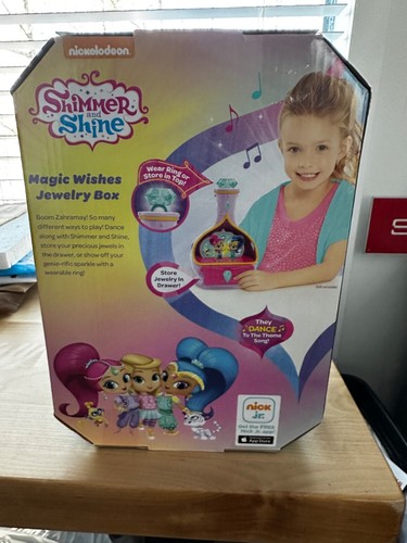 NEW Shimmer and Shine Magic Wishes Jewelry Box Music, Ring, Movement - Picture 5 of 7