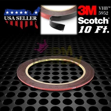 Genuine 3M VHB #5952 Double-Sided Mounting Foam Tape Automotive Car 2mm x 10FT