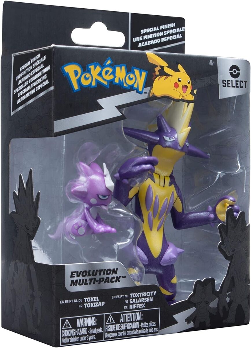 Pokémon Select Evolution Multi-Pack Toxel and Toxtricity Action Figure Set