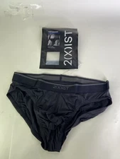 2xist Performance Electric Speed Low Rise Brief Underwear Black Beauty Mens S