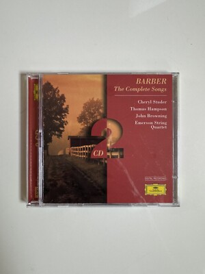 Barber: The Complete Songs - Studer Hampson Emerson Browning 2 CD