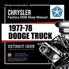 1977-1978 Dodge Truck Shop Manuals Sales Brochures Parts Book Kit 1977-1978 Dodge Truck Shop Manuals Sales Brochures Parts Book Kit