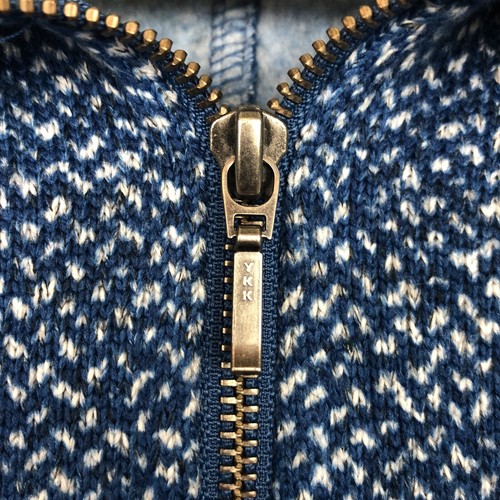 Lands End woman's size large L 14 16 funnel neck blue fleece lined jacket jacket - Picture 7 of 11