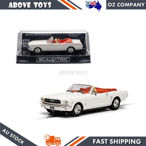 Voiture Slot Scalextric James Bond - Ford Mustang Goldfinger - Échelle 1/32 - Réf. C4404