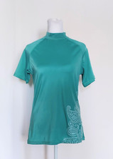 Kanu Surf Womens Sm Breeze UPF 50 Short Sleeved Active Rashguard  Workout Top