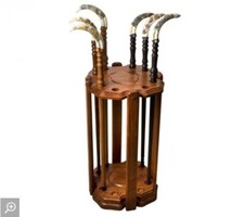 Walking Stick Rack Wooden Storage Rack for Walking Canes Sticks Entryway Stick
