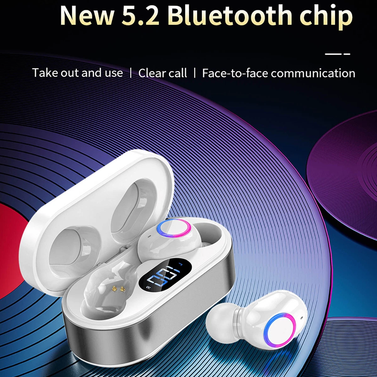 Bluetooth 5.0 Wireless Headset IPX5 Waterproof Wireless Earbuds Earplugs