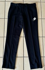 Womens Connor Navy Diamond Slim Stretch Dress Pant Size 35 Brand New RRP 69.99