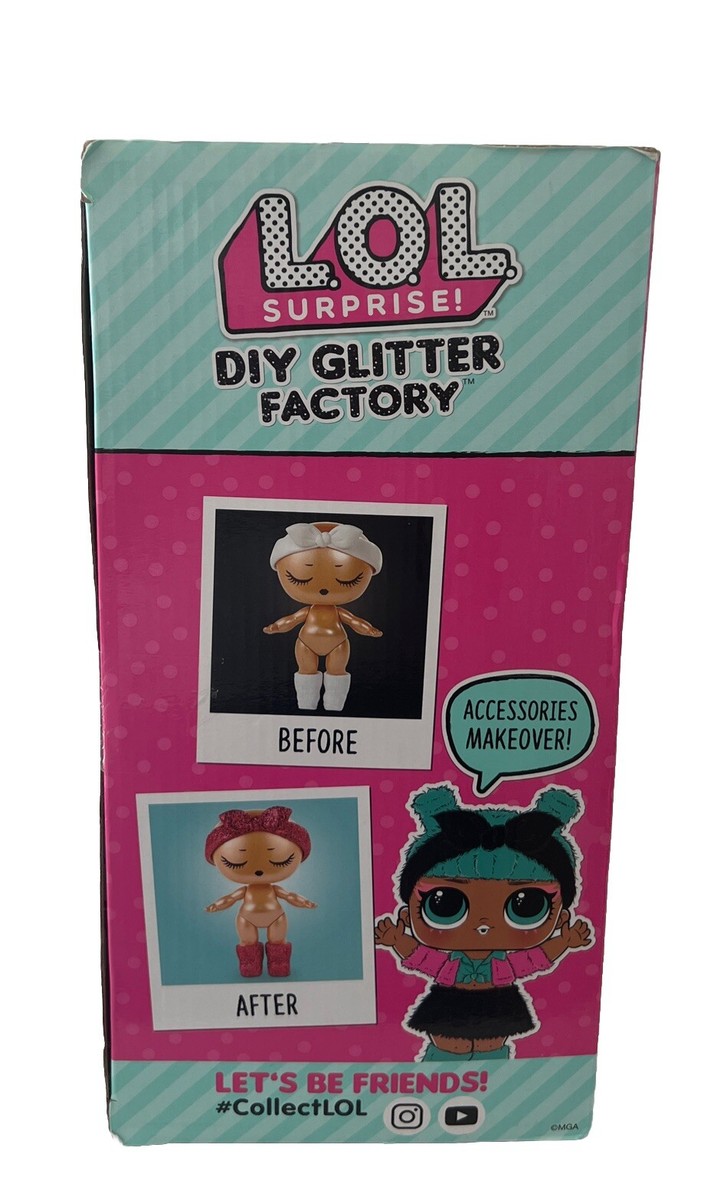 LOL Surprise DIY Glitter Factory Custom Doll Playset Exclusive MGA