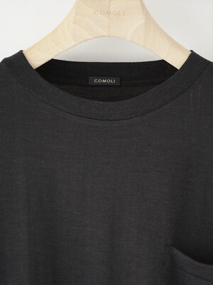 ASK availability First)COMOLI SUMMER WOOL L/S T-SHIRT new | eBay
