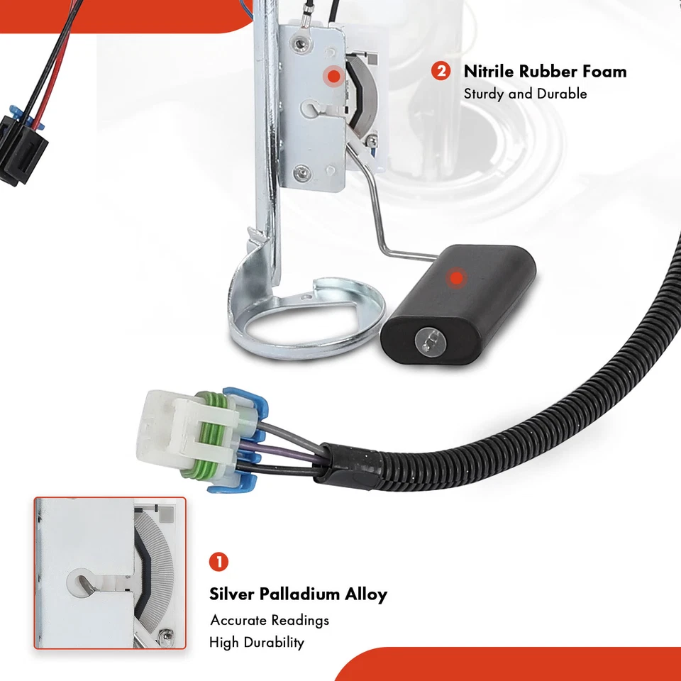 Unidad de envío de tanque de combustible para Chevrolet Beretta Corsica 1992 L4 2,2 L 2,3 L V6 3,1 L Foto 2 de 4