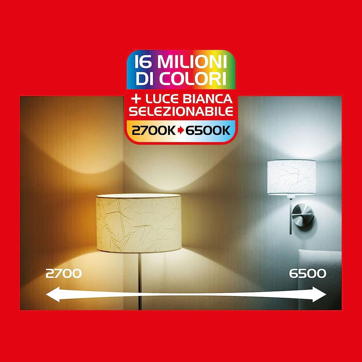 Lampadina LED Smart Beghelli OLIVA E14 5W RGB-CCT WiFi - Compatibile Con Alexa E Google Assistant - Foto 4