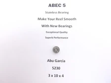 Abu Garcia Reel Part Black Max 90-0 5230 ABEC 5 Stainless Bearing 3 x 10 x 4 #01