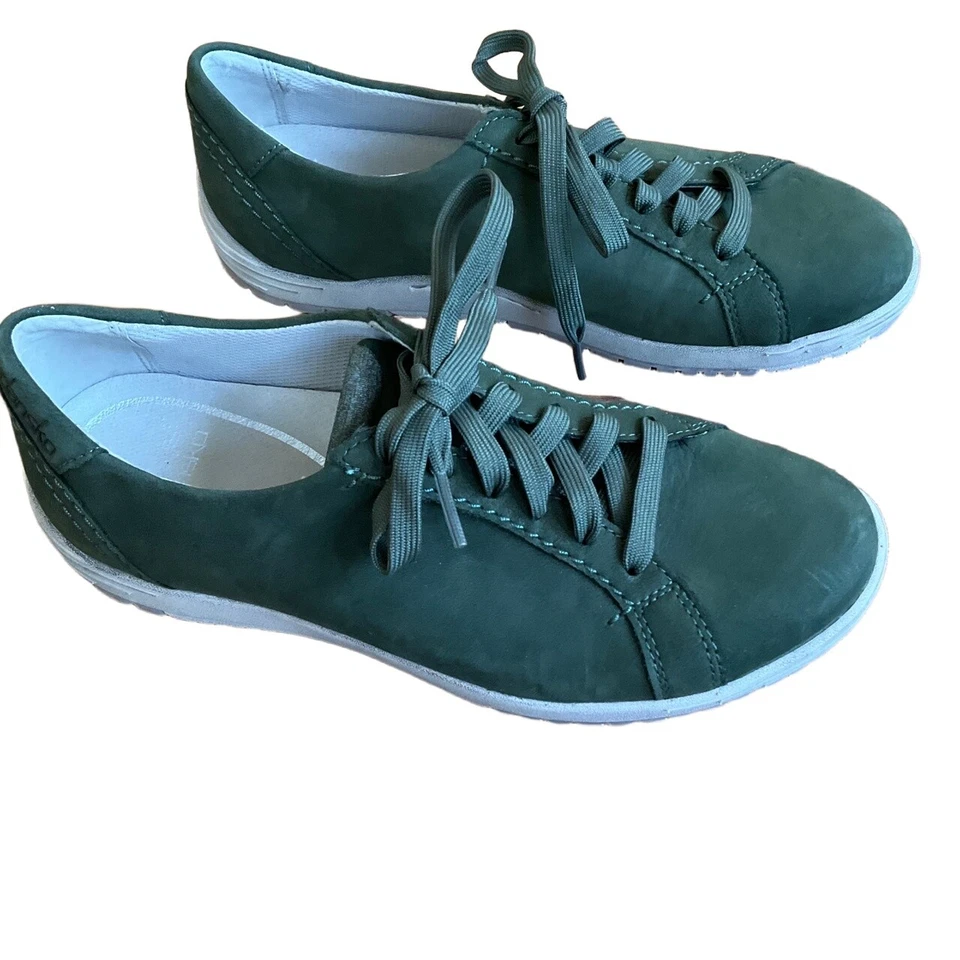 Dansko зеленый на шнуровке кожи теннис Athletic комфорт туфли стиль размер 7 - Изображение 4 из 4