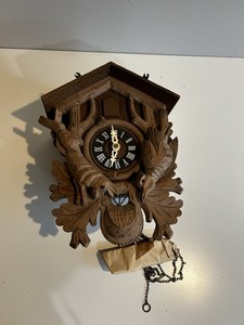 Vintage German Cuckoo Clock Bachmaier Klemmer West Germany Parts Only No Weights