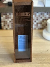 Booker's Bourbon Wooden Box NEW CONDITION Empty