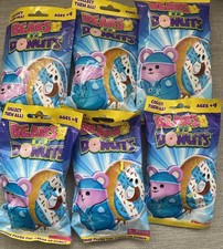 Lot Of 6 Bears VS Donuts Blind Pack - Surprise Plush - Sealed