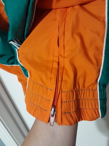 Miami Dolphins Lined Windbreaker Pullover Youth Size Medium 12/14 - Picture 5 of 12