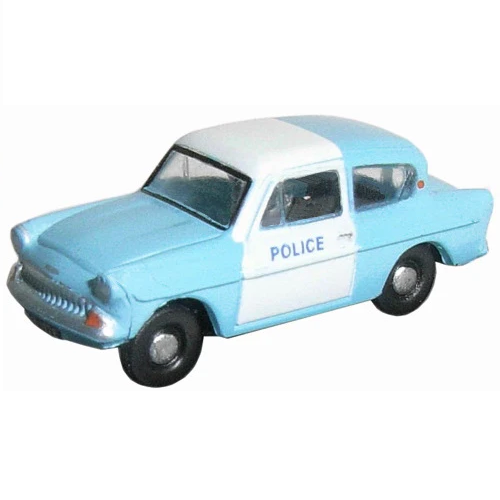 Oxford N105003 Ford Anglia Panda Police N Gauge