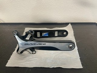 USED Shimano Dura Ace FC 9000 175mm Stages Power Meter Crank Arms