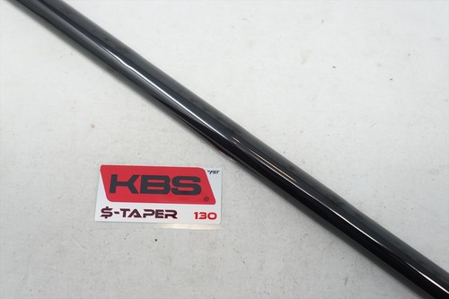 Uncut KBS $-Taper Black Pvd 130 X-STIFF 37.5" Wedge/#9 Iron Shaft PULL .355T