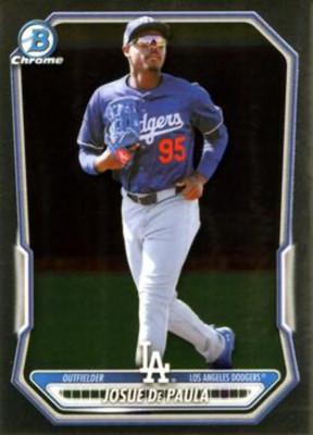 2026 Topps Bowman Chrome Prospects Josue De Paula #BP-83 Los Angeles Dodgers
