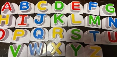 Leap Frog Magnetic Replacement Letters Alphabet Fridge Phonics Complete Set