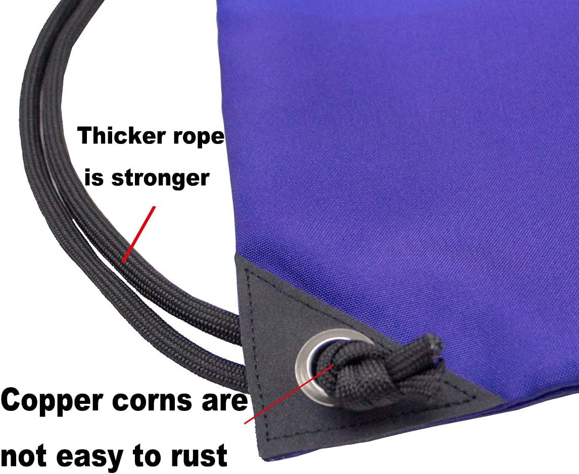 Drawstring Backpack Bag Sport Gym Sackpack