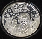 F*** YOUR FREEDOM Proof by Silver Shield W/Coa + Box #270