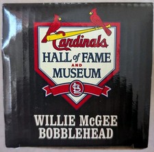 Wille McGee St. Louis Cardinals HOF & Museum Bobblehead- Pristine Condition, NWB