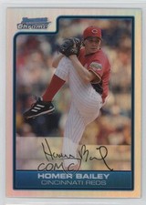 2006 Bowman Draft Chrome Futures Game Refractor Homer Bailey #FG37 0v4