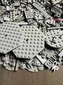 Lego Light Bluish Gray Light Gray Specialty Piece Bulk Vintage Modern 850pcs