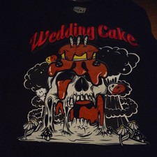 Men's Wedding Cake T-Shirt Black 2XL