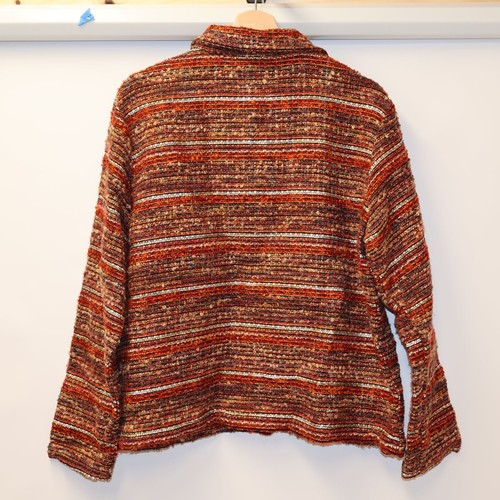 Chicos Tweed Blazer/Jacket - Size 2 (Womens Large 12- - Polyester/Rayon/Cotton - Picture 17 of 18